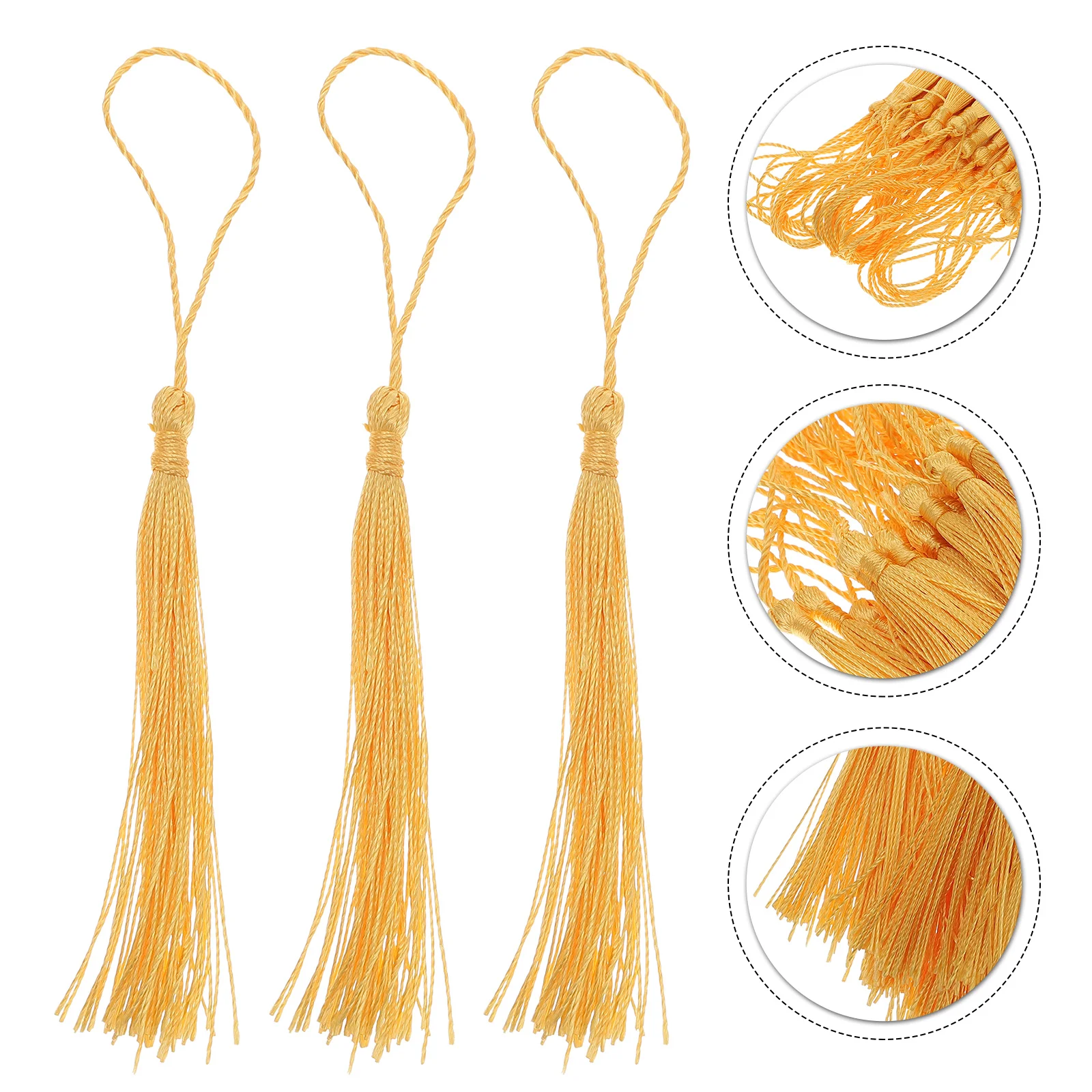 

Tassel Tassels Bookmark Chinese Knot Pendant Keychain Artcraft Jewelry Rope Fortune Decorative Accessories Key Beads Style Silky