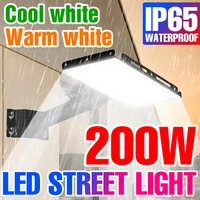 waterproof led street lamp ac220v spotlight ip65 led flood light 200w wall light outdoor lighting floodlight for road pathway