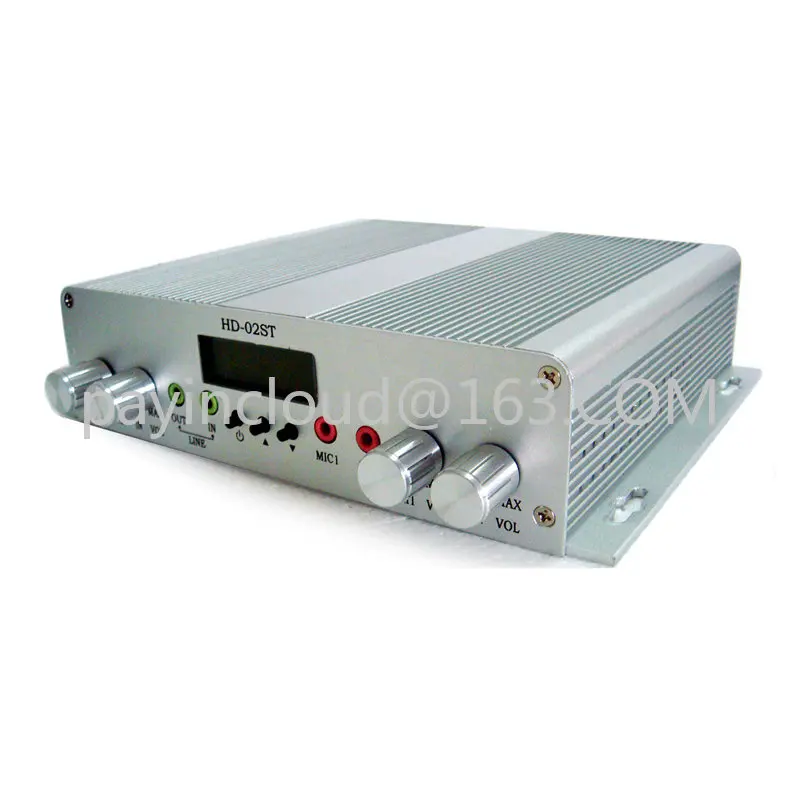 FM-радиопередатчик 15 Вт/25 Вт стерео PLL вещательная станция 88-108 МГц 2 входных