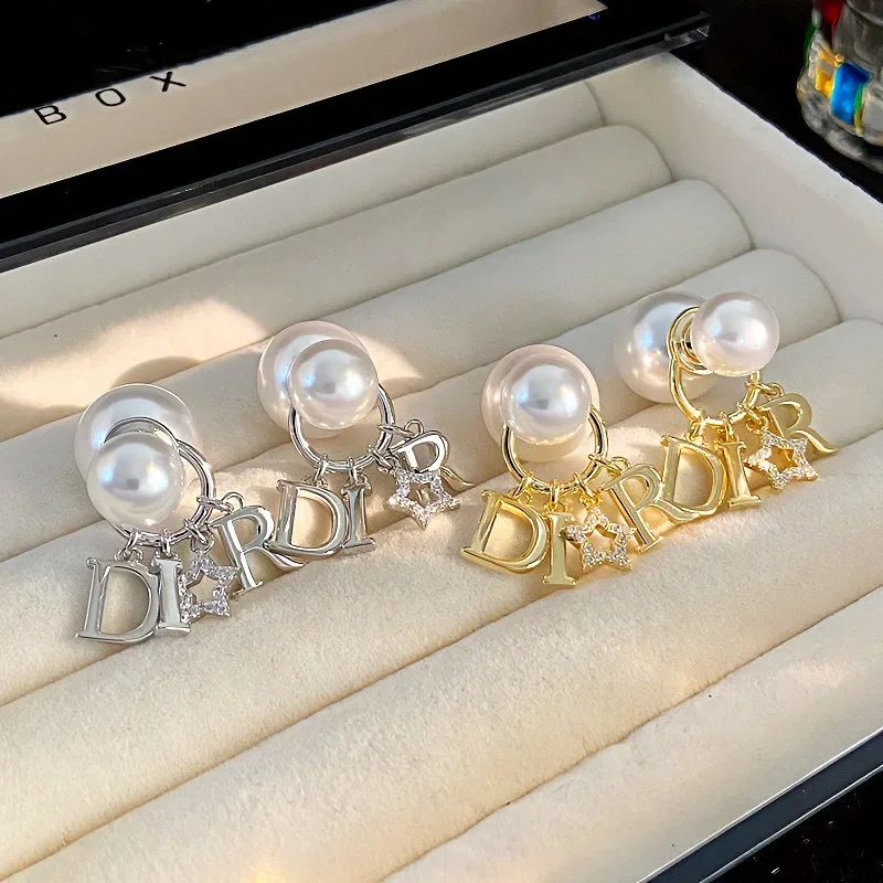 Роскошные 2024 креативные серьги в стиле ретро с кисточками и жемчугом