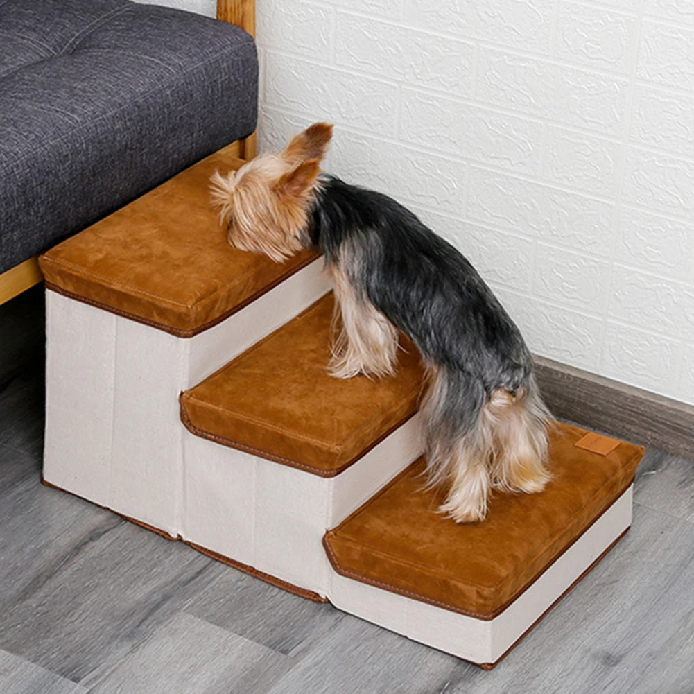 

Складная кровать-лестница для собак, нескользящая напольная лестница для хранения и подъема щенков, для домашних питомцев
