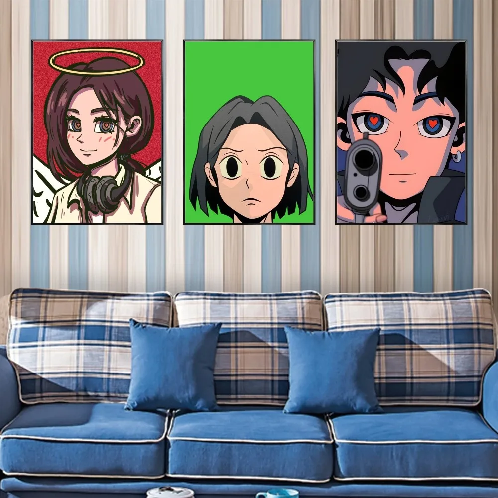 Minimalist Japanese Korea Animation Aokizy Poster Wall Art Home Decor Room Digital Painting Living Restaurant Kitchen