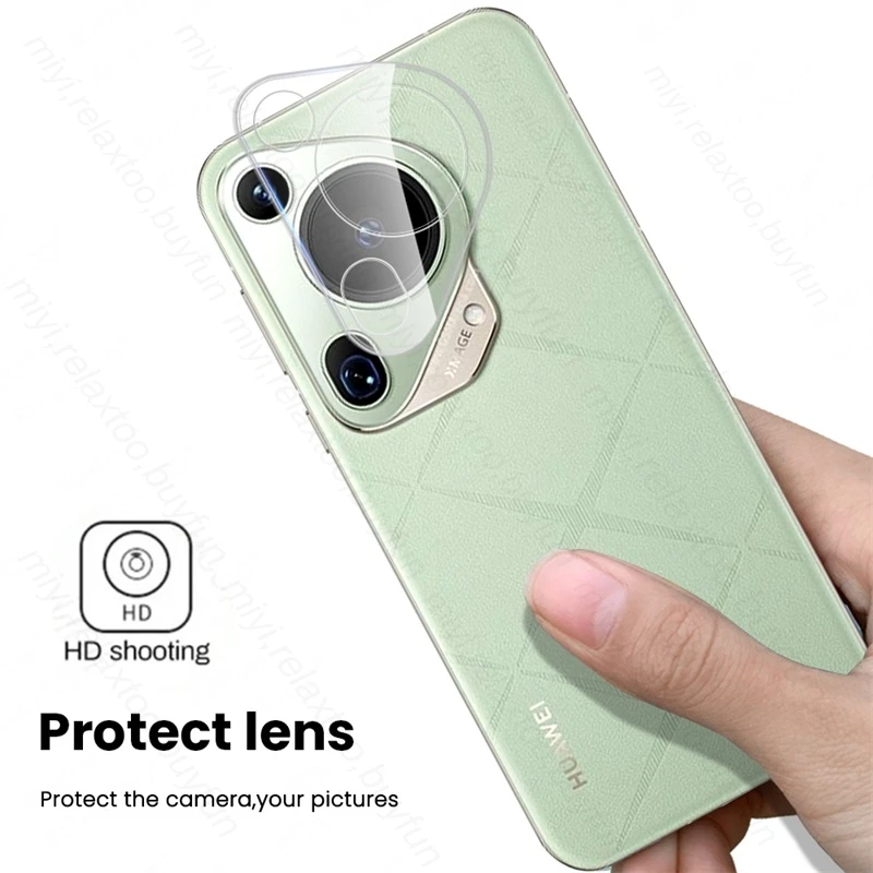 3D изогнутый защитный чехол для объектива камеры из закаленного стекла Huawei Pura 70