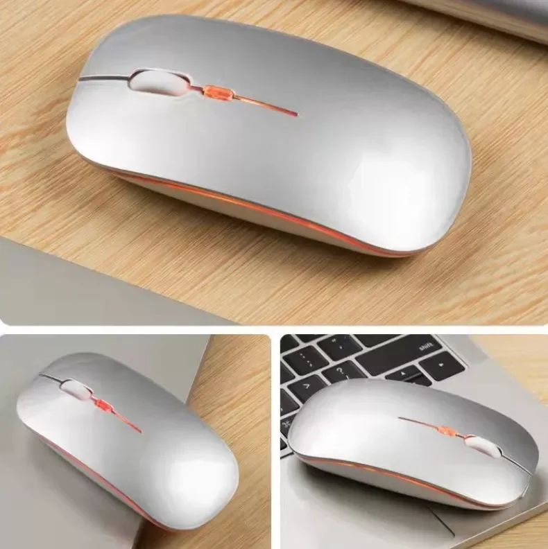 

2023NEW Mouse Bluetooth 5.2 RGB Rechargeable Mouse Wireless Computer Silent Mause LED Backlit Ergonomic Gaming Mouse Laptop PC