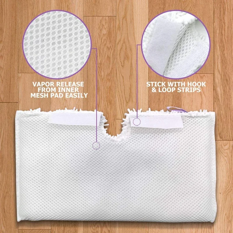 5 PCS Replacement Steam Mop Pads for Shark Compatible with S3500 Series S3550 S3901 S3601 S3501