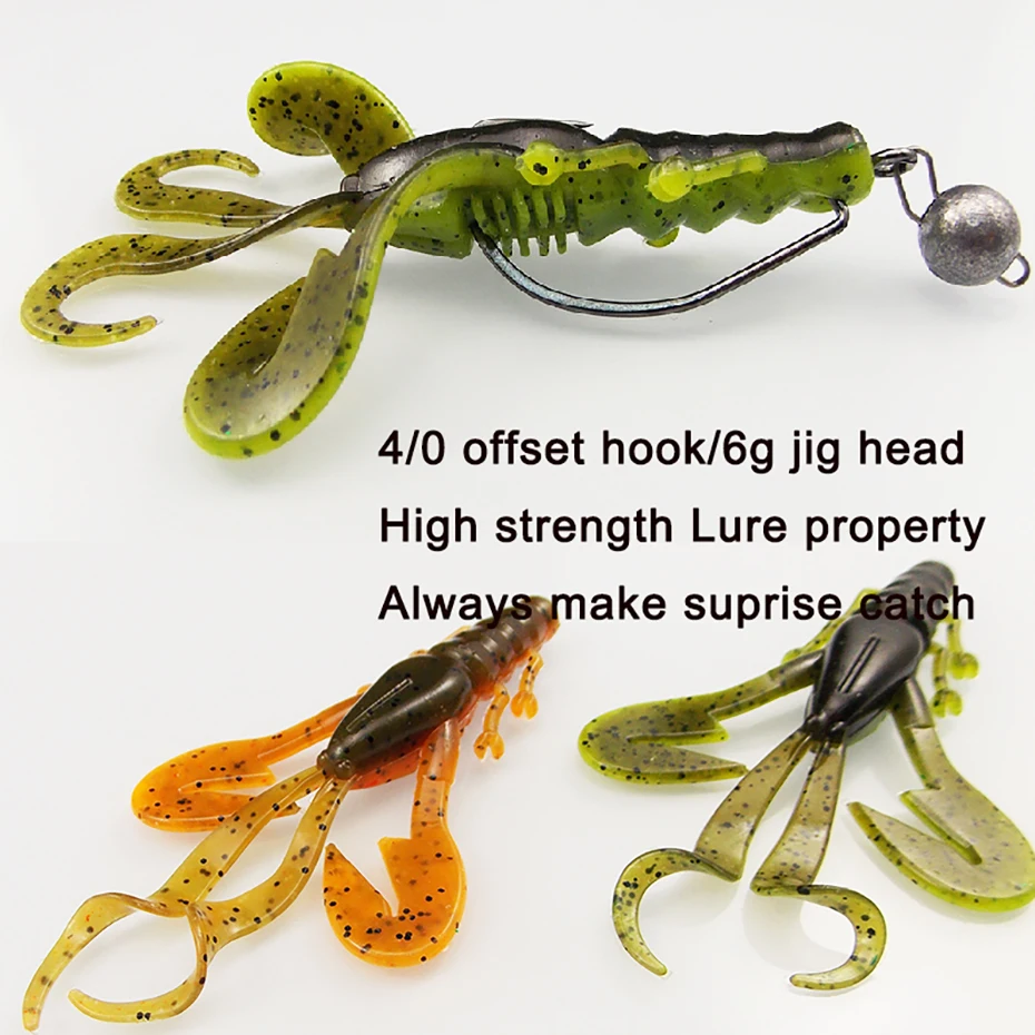 KESFISHING Fishing Lures Kicker Bug 9cm Leurre souple Explosive Injection of Scent Artificial Silicone Free shipping Soft Baits