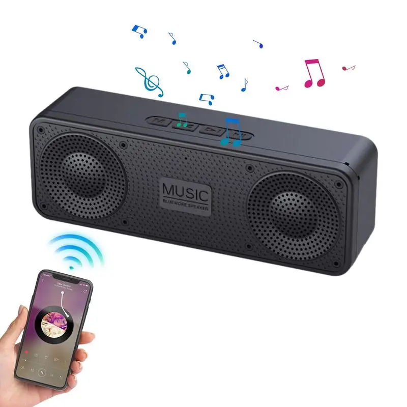 Портативный динамик с длительным сроком службы батареи, беспроводные динамики для улицы, портативные беспроводные динамики с процветающим басом, беспроводной динамик