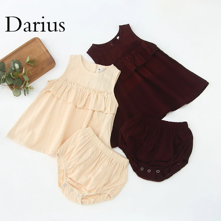 

Summer Baby Girls Blouse PP Shorts Sets