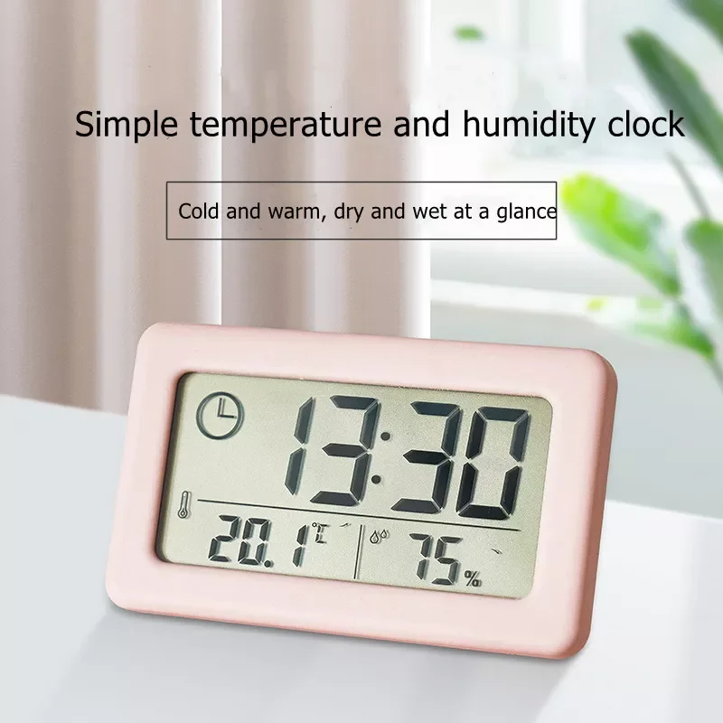 

LED Digital Alarm Clock Electronic Digital Alarm Screen Desktop Clock for Home Office Backlight Snooze Data Calendar Desk Clocks