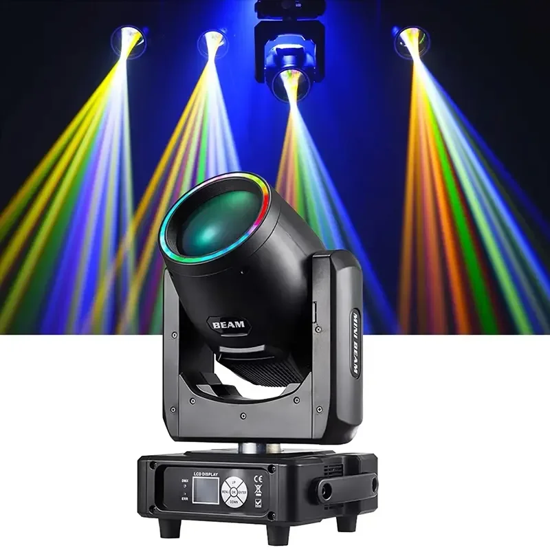 Фото Pop 230W Spot Beam & LED Strip Moving Head Light Disco Party Wedding Bar Club Concert Dmx512 Beam Light Stage Light Event Show №4
