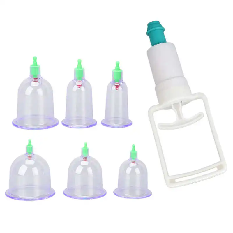 

Vacuum Cupping Cup High Transparency Vacuum Cupping Cup Kit Promote Blood Circulation for Home for Men