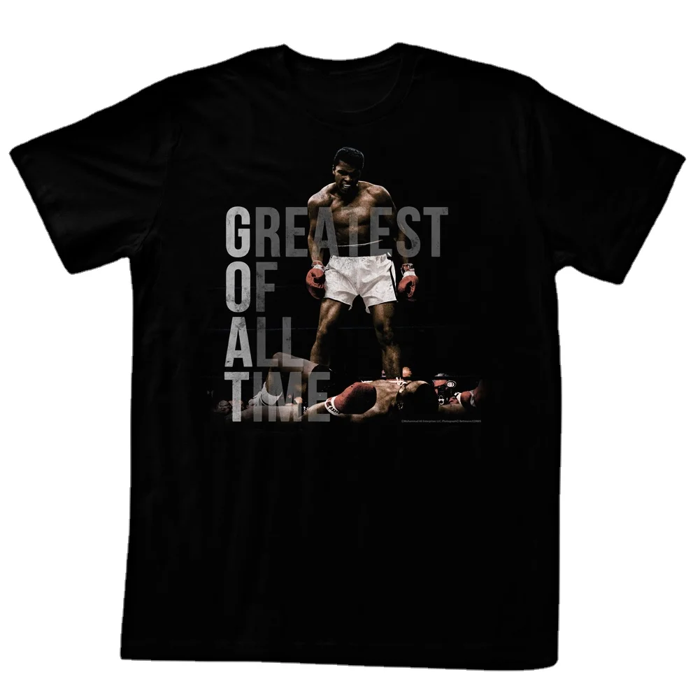 

Greatest of All Time Muhammad Ali Champion Boxing T-Shirt. Summer Cotton Short Sleeve O-Neck Mens T Shirt New S-3XL