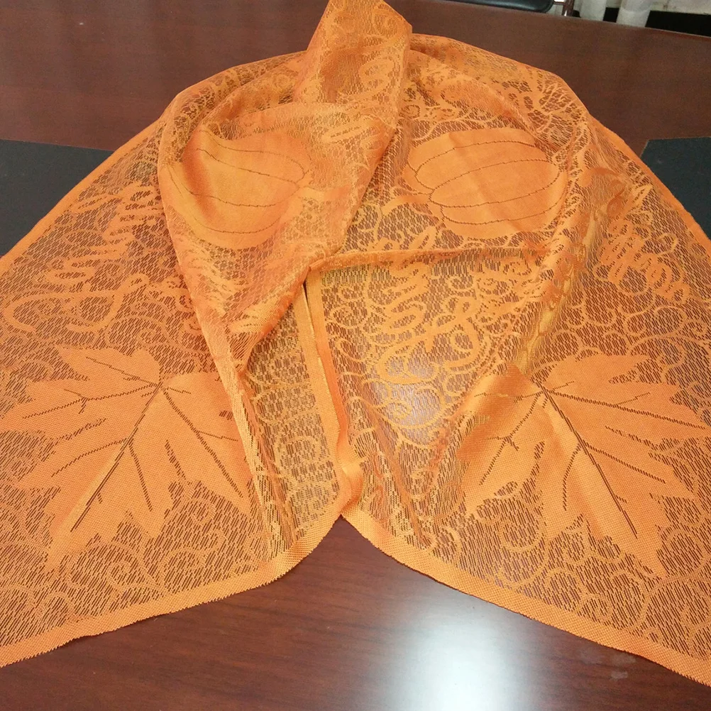 Дорожка для стола с кленовым листом узор на День Благодарения чехлы скатерти