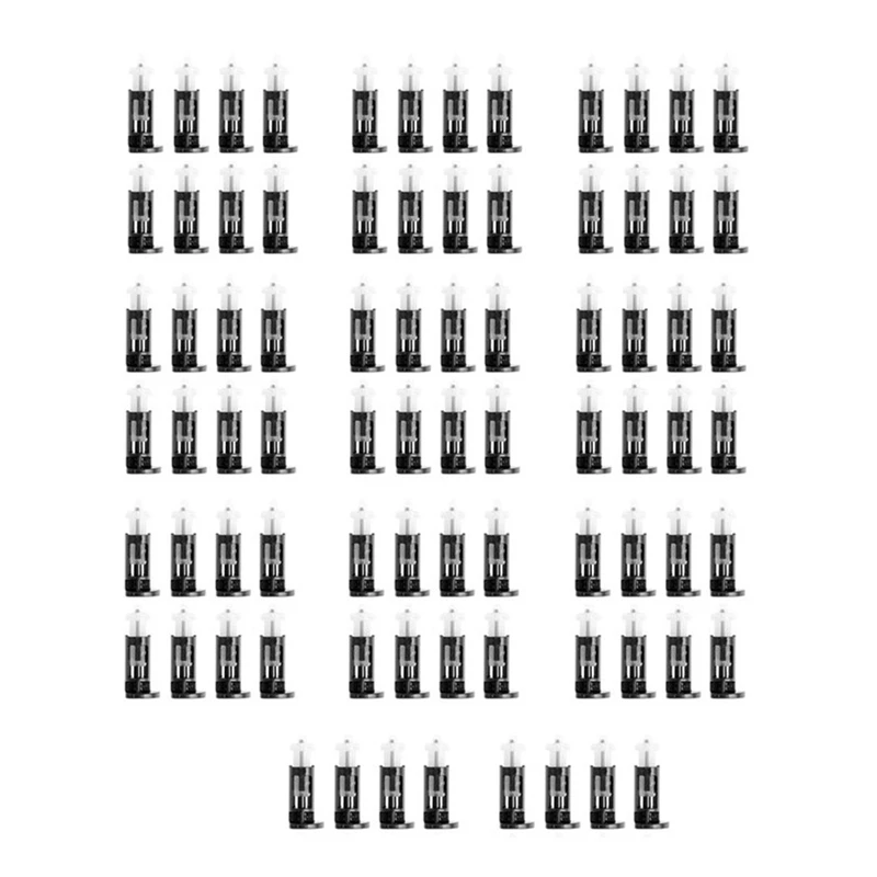 

80Pcs CPU Heatsink Mount Pin Plastic Push Screw Cooler Cooling Fan Fastener Mounting Clip for Socket Accessories