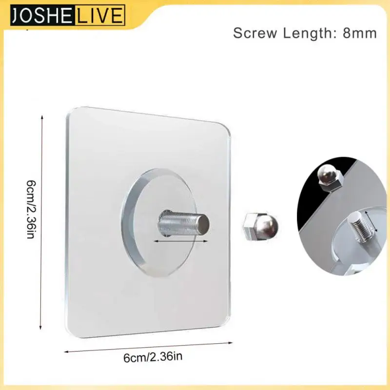 

PVC Non-Marking Self-adhesive Screws Wall Hanging Nails Home Kitchen Bathroom Waterproof Hanging Sucker Screw Stickers