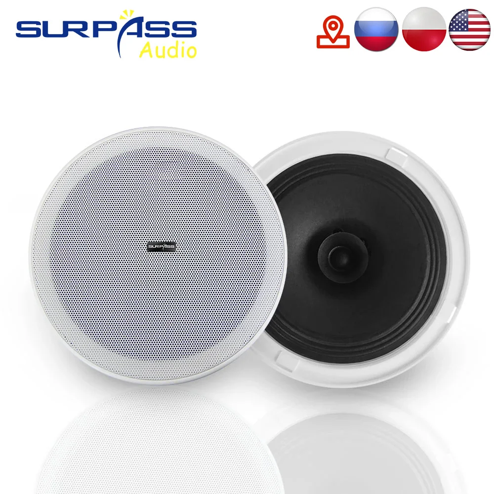 6inch Ceiling Loudspeakers 8ohm Roof Speakers For Home Backg