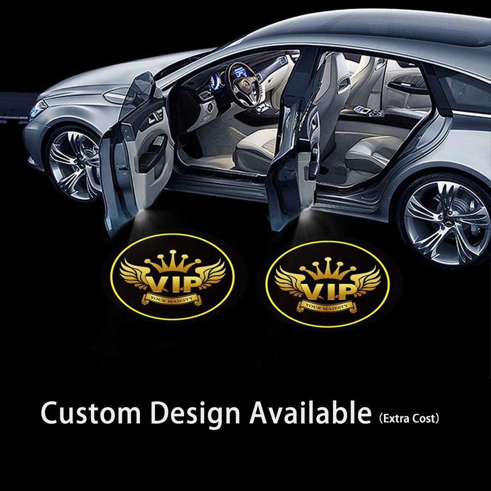

Afarnova VIP Авто Светодиодная дверная предупреждающая лампа Добро пожаловать лампы уличное Тень двери автомобиля Led Автомобильные брелки с лог...
