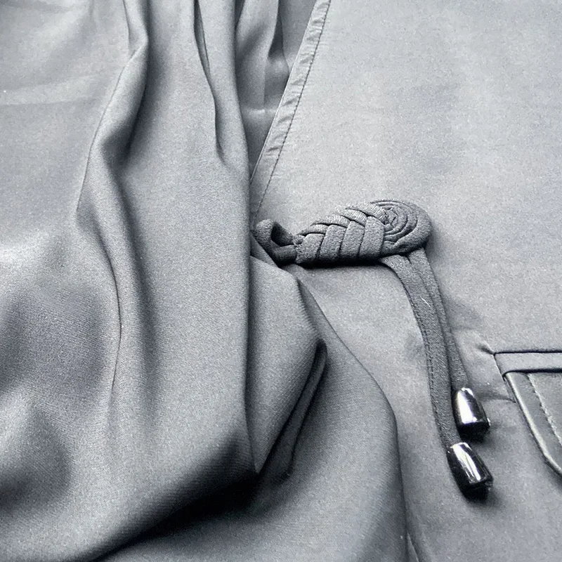 Женский кожаный жилет на одной пуговице Свободный из овечьей кожи без рукавов