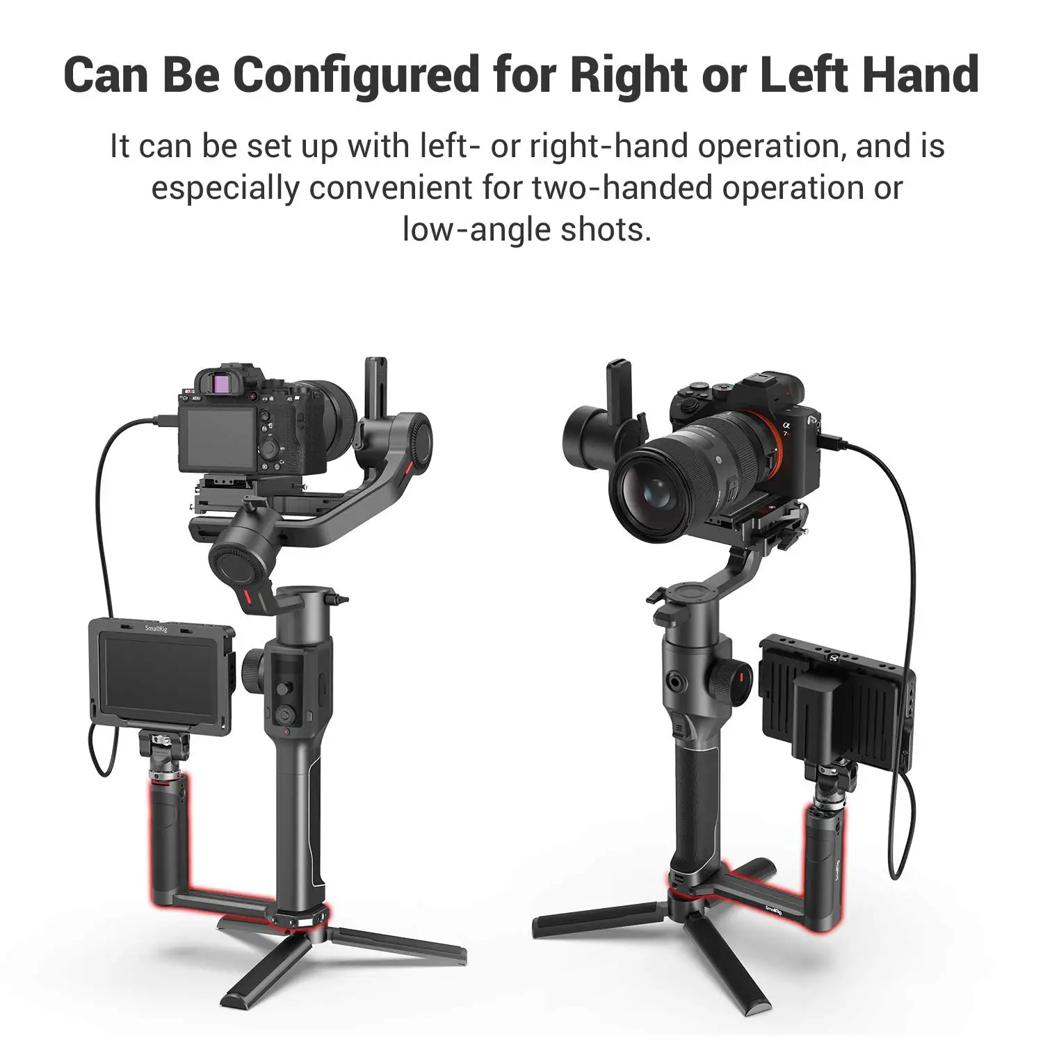 Боковая ручка SmallRig для DJI Ronin-S/ SC & Zhiyun Crane 2/V2 Moza Air 2/AirCorss 2 Gimbals боковая рукоятка с