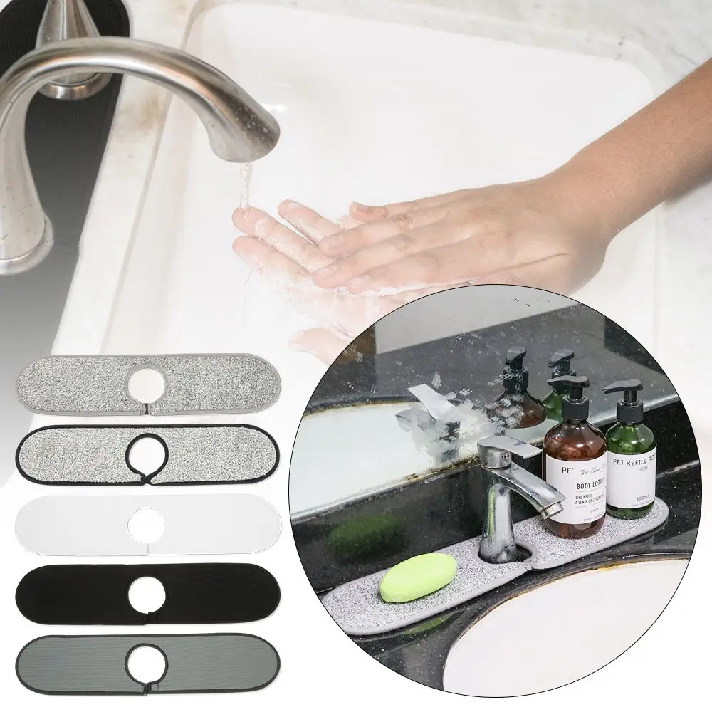 

Multifunction Splash Countertop Protector Drying Mat Faucet Absorbent Pad Sink Splash Guard Faucet Absorbent Mat