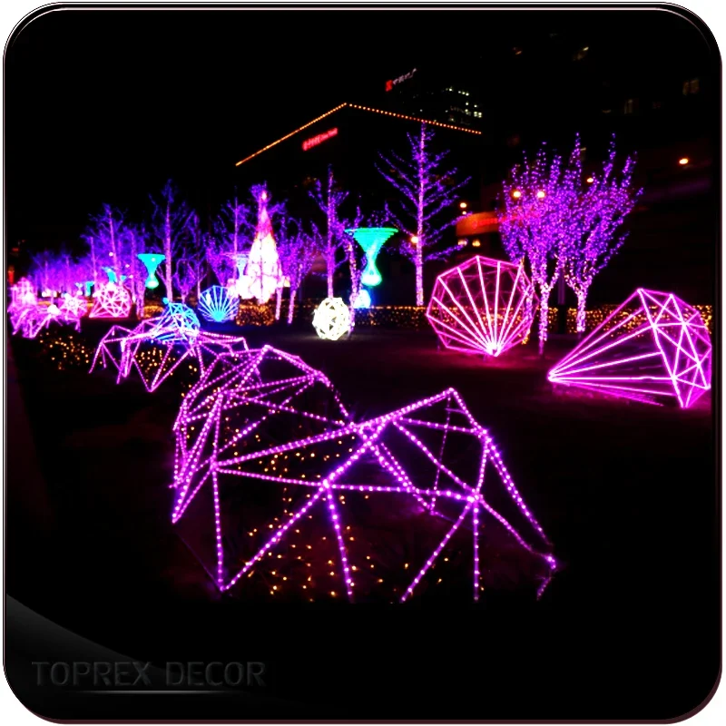 Украшение Toprex люминесцентные украшения для внешней фотосъемки искусственные