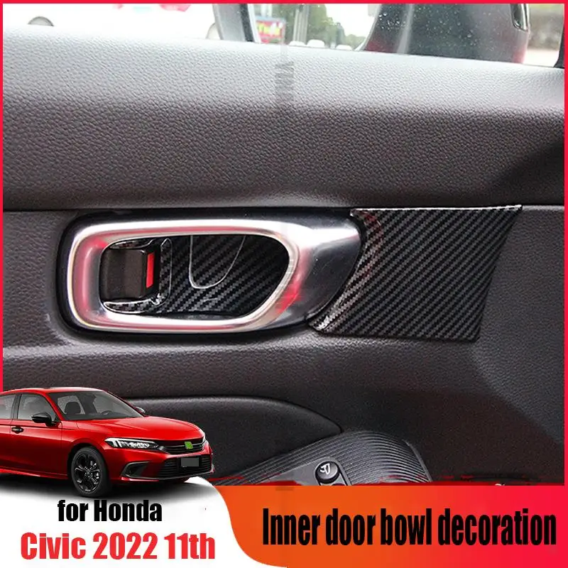 

for Honda Civic 2022 11th generation car interior door handle door bowl ABS protective modification interior