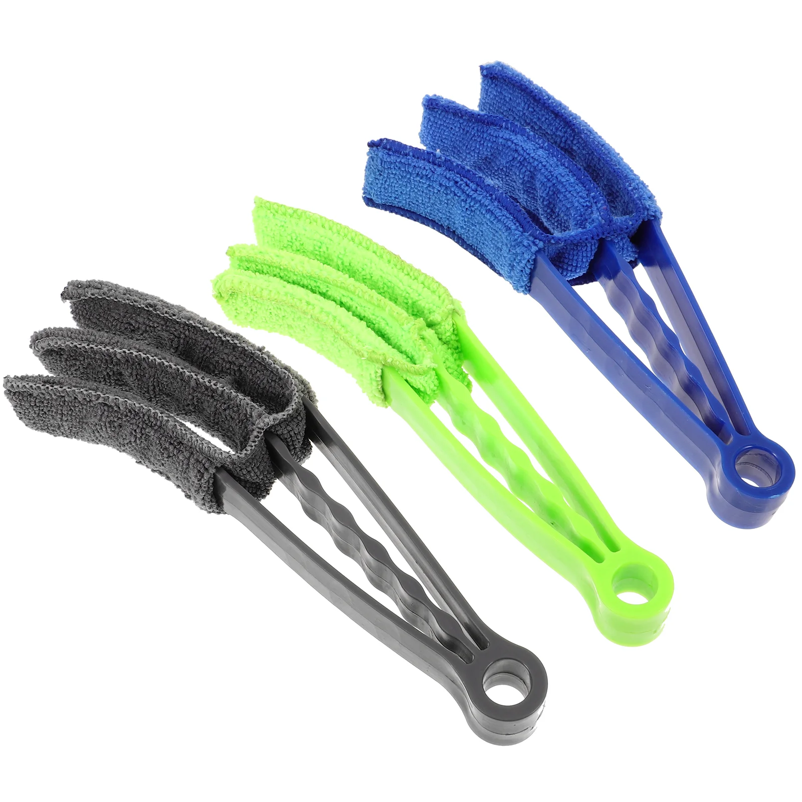 

3 Pcs Car Air Outlet Brush Blind Cleaner Cleaning Conditioner Interior Supplies Fiber Cloth Cover Portable