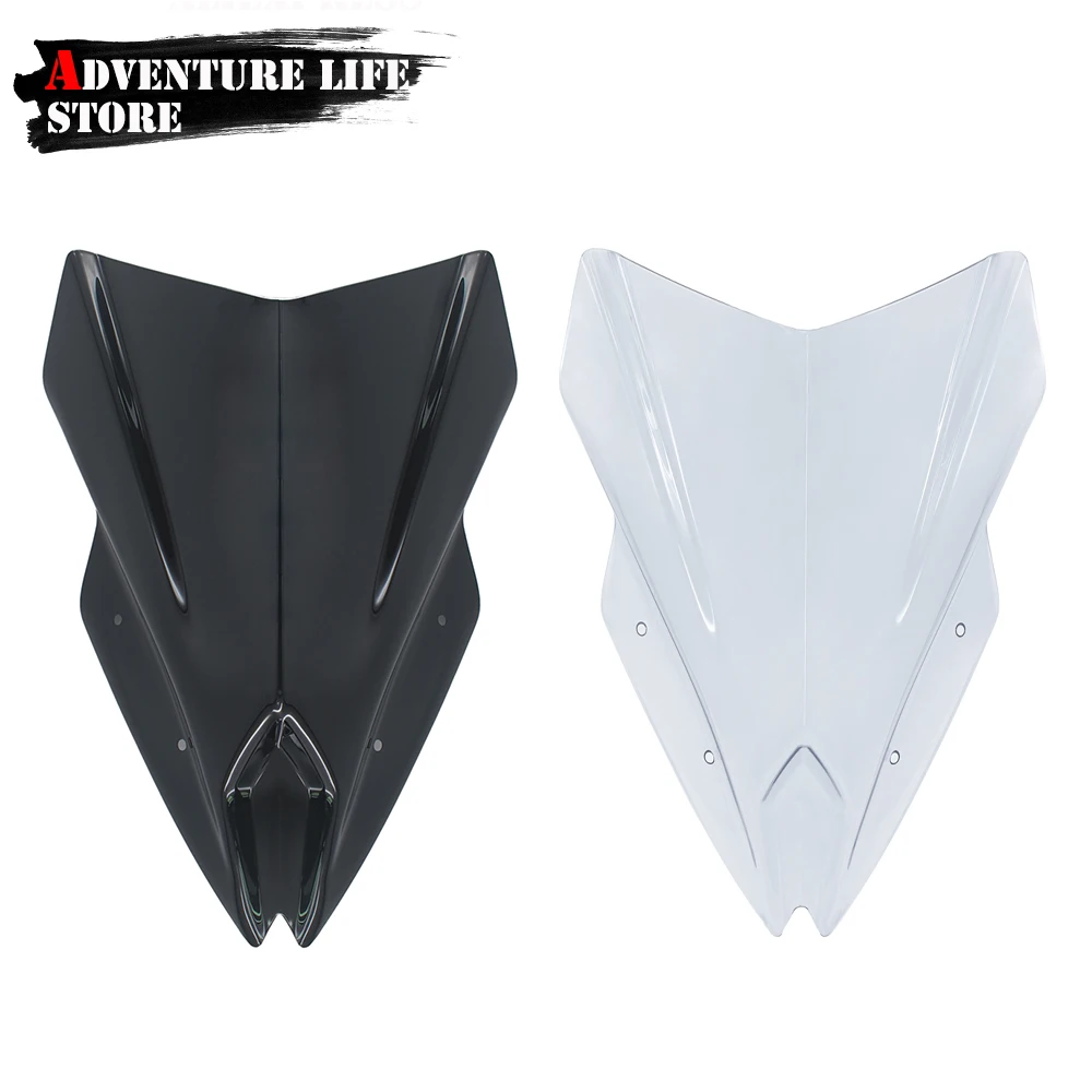 

Motorcycles Windshield For Kawasaki For Ninja 650 For NINJA650 Front Fairing ABS Windscreen Airflow Visor Wind Deflectors Screen