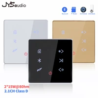 bluetooth compatible amplifier in wall usb sd card music panel smart home background audio system stereo hotel restaurant inn