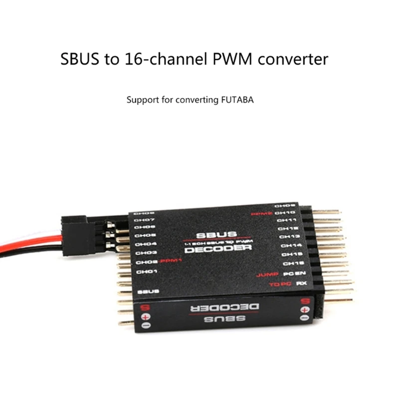Преобразователь SBUS в 16CH PWM преобразователь PWM/PPM декодеры двухсторонний PPM