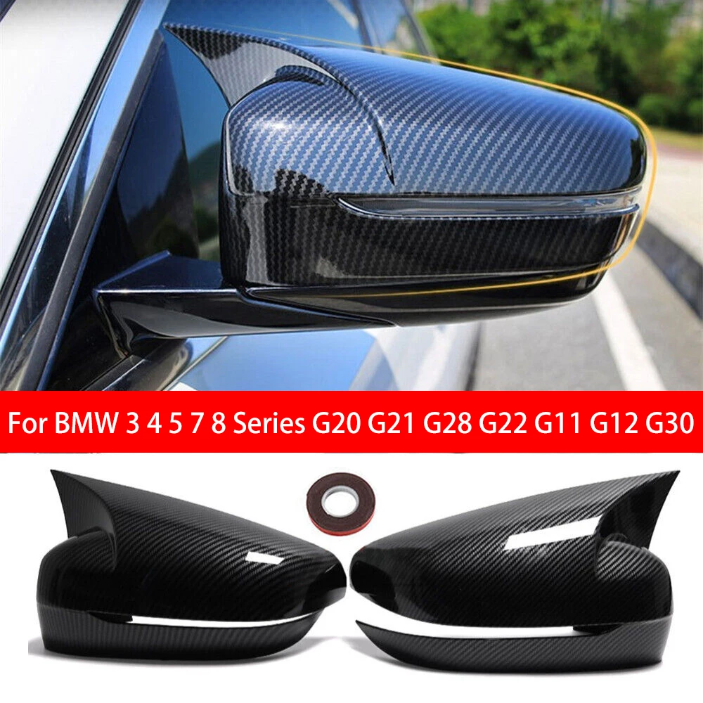 

Rear View Case Trim For BMW 3 4 5 7 8 Series G20 G21 G28 G22 G11 G12 G30 G38 Rearview Side Mirror Cover Wing Cap Sticker Door