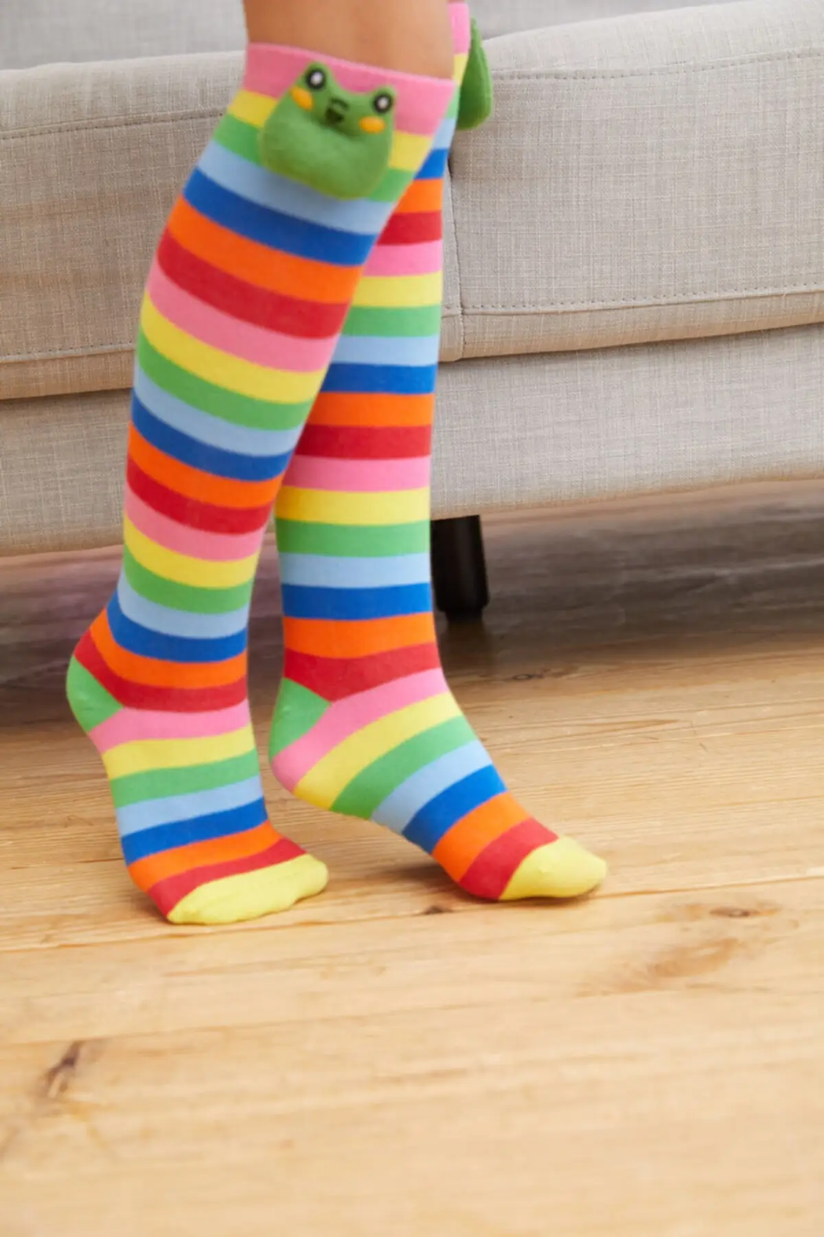 

Цветная лягушка нижние носки для женщин и детей-нижнее белье одежда