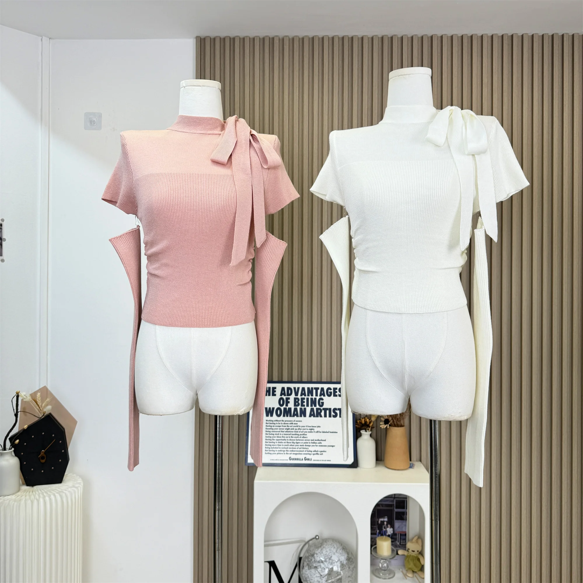 Женский розовый свитер корейский шерстяной топ Y2k Harajuku винтажная уличная одежда