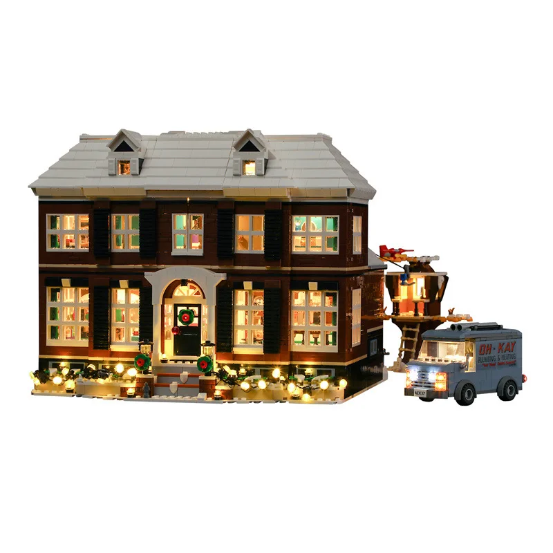

2022 3955 шт. 21330 домашний домик с фигурками, модель, строительные блоки, кирпичи, развивающие игрушки для мальчиков, дети, рождественские подарк...