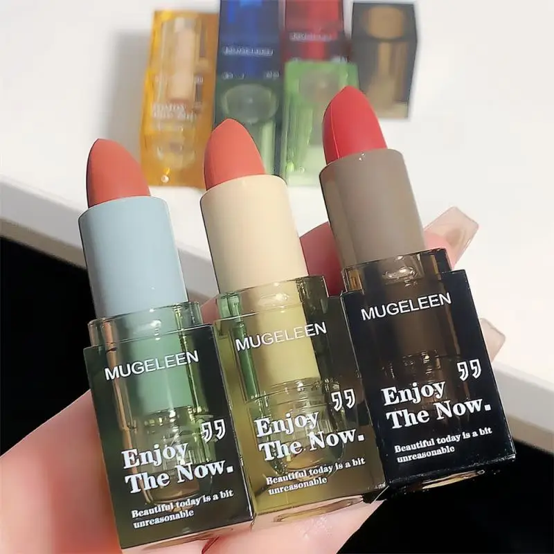 

Lipstick Matte Transparent Set Student Party Cheap White Lipstick Beauty Cosmetics Maquillajes Para Mujer Makeup Products