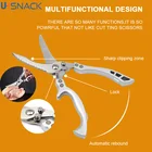 Многофункциональные кухонные мощные ножницы для куриных костей нож для рыбы ножницы из нержавеющей стали для чистки кулинарных ножниц Sciss