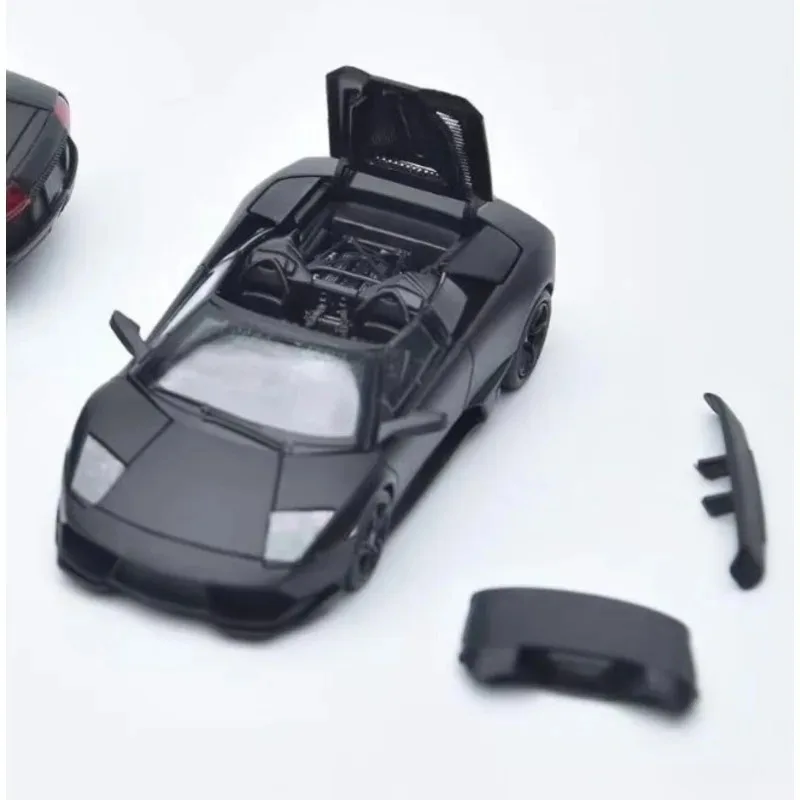 Фото Модель автомобиля PK 1/64 Murciélago LP640 из литого сплава, серия коллекционных моделей, подарок для мальчика, игрушка для мальчика, рождественский подарок №1