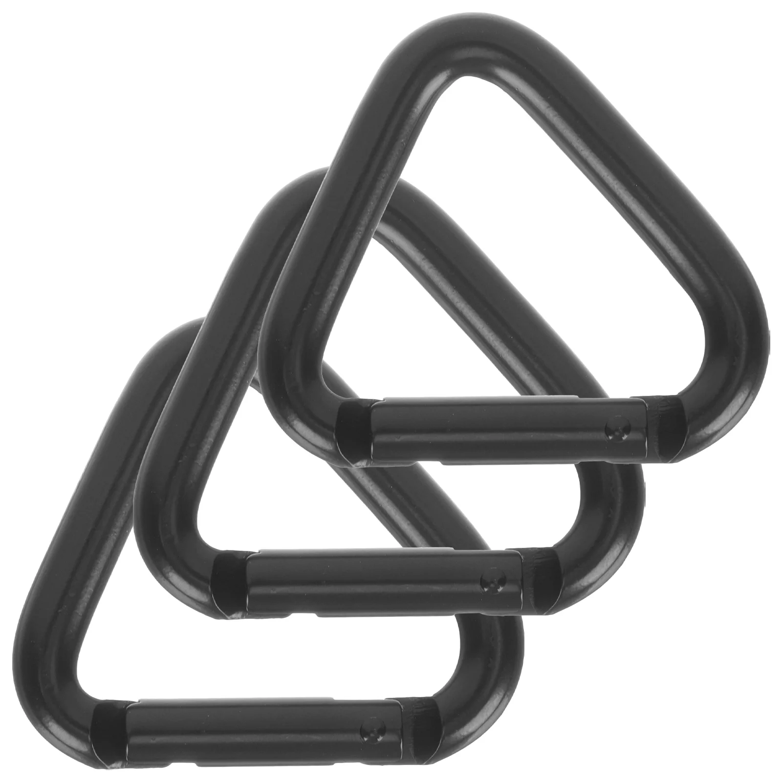 

3 Pcs Triangle Carabiner Climbing Buckle Heavy Duty Carabiners Hooks Hanging Buckles Button