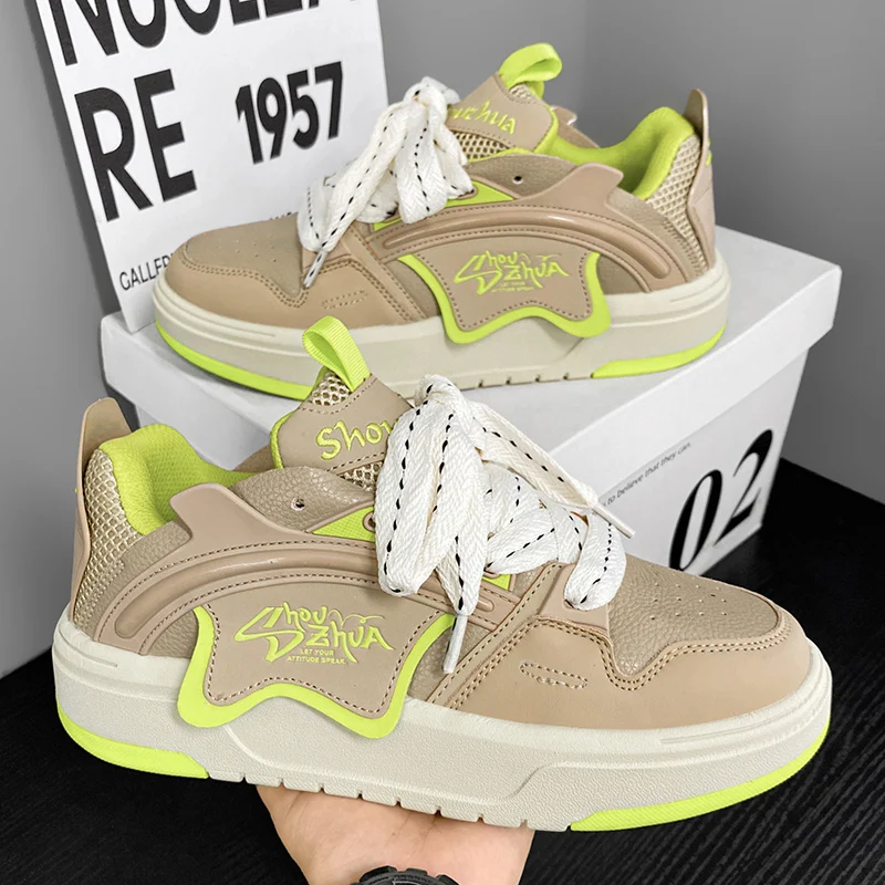 Мужская Вулканизированная обувь Новинка осени для скейтбординга модная