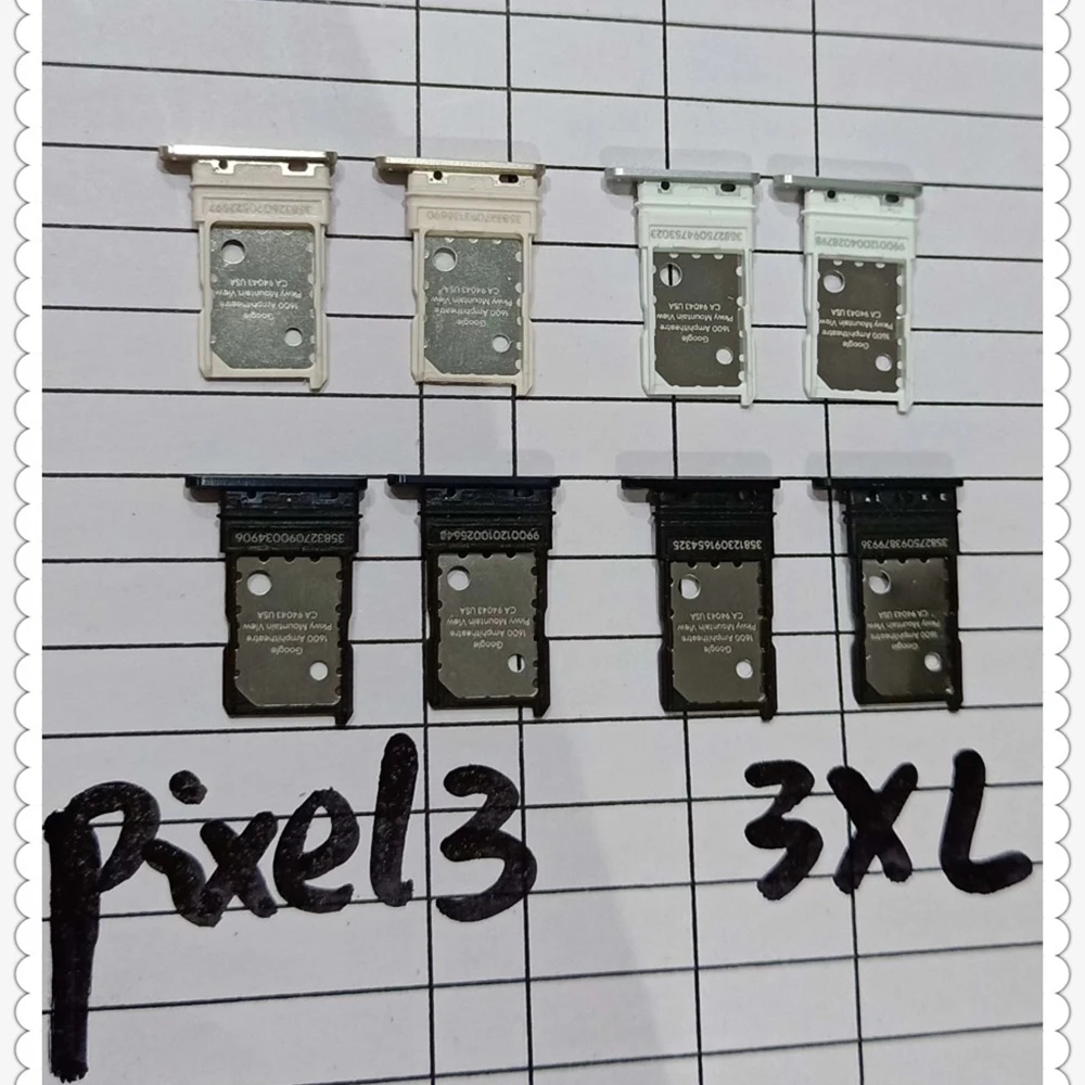 

SIM Card Tray SD Slot Holder Dual For Google Pixel 3 XL 3A XL Flex Cable Reader Socket