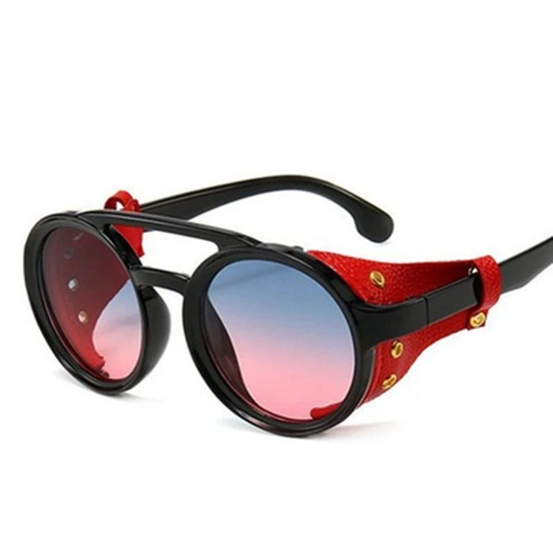 

women Sunglasses Retro Round Frame Punk Men and Women Sunglasses Goggles Fashion Street Shot High Quality Reunion Party Eyeglass