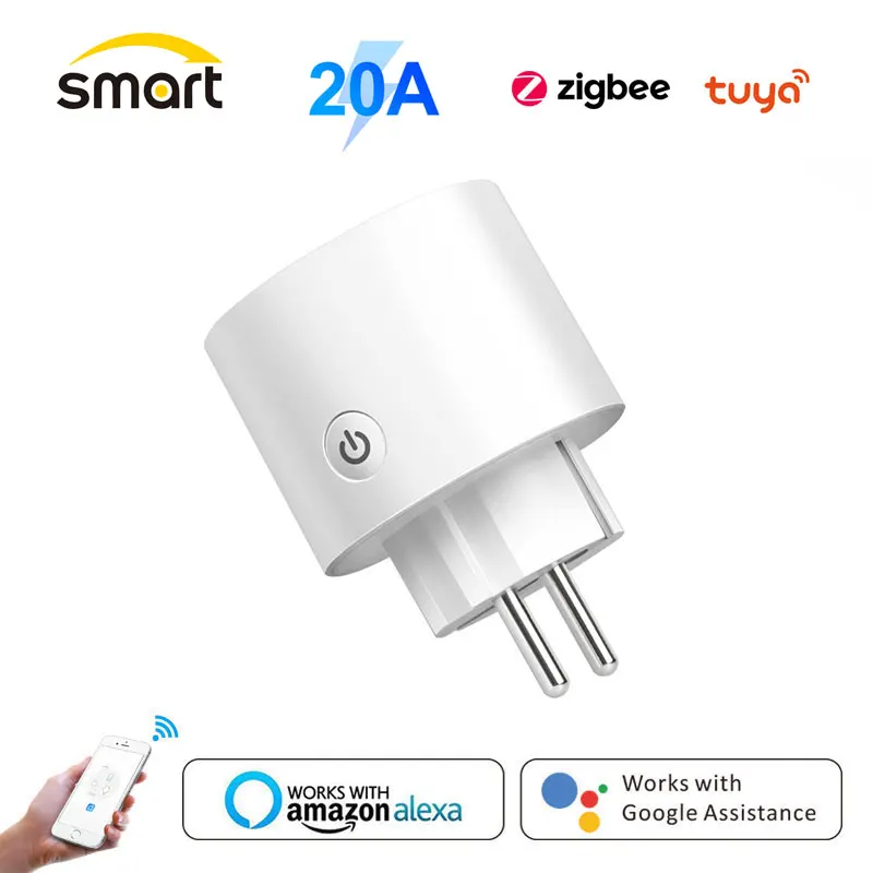 

Розетка ZigBee 3,0 с поддержкой Alexa и Google, 16 А, 3500 Вт