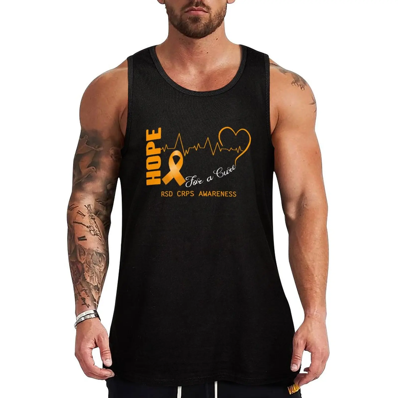 Майка Hope For A Cure RSD CRPS Awareness японская футболка мужская спортивная одежда