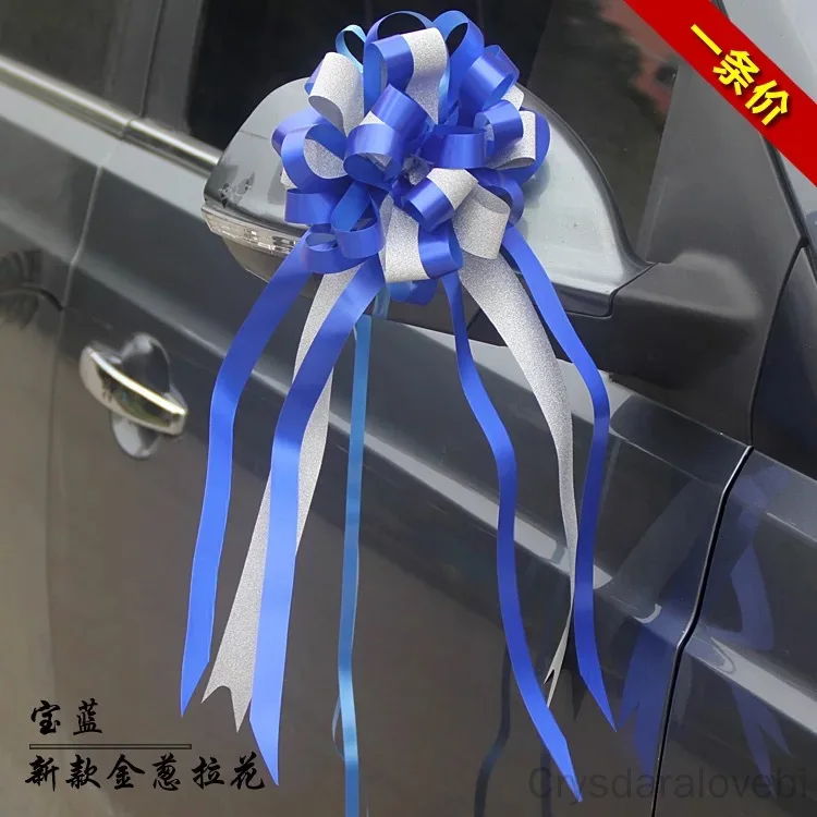 

Beautiful Luster 5.5x150cm Large Pull Bow Ribbon for Christmas Birthday Gift Wrapping Packing Party Wedding Car Decoration 20pcs