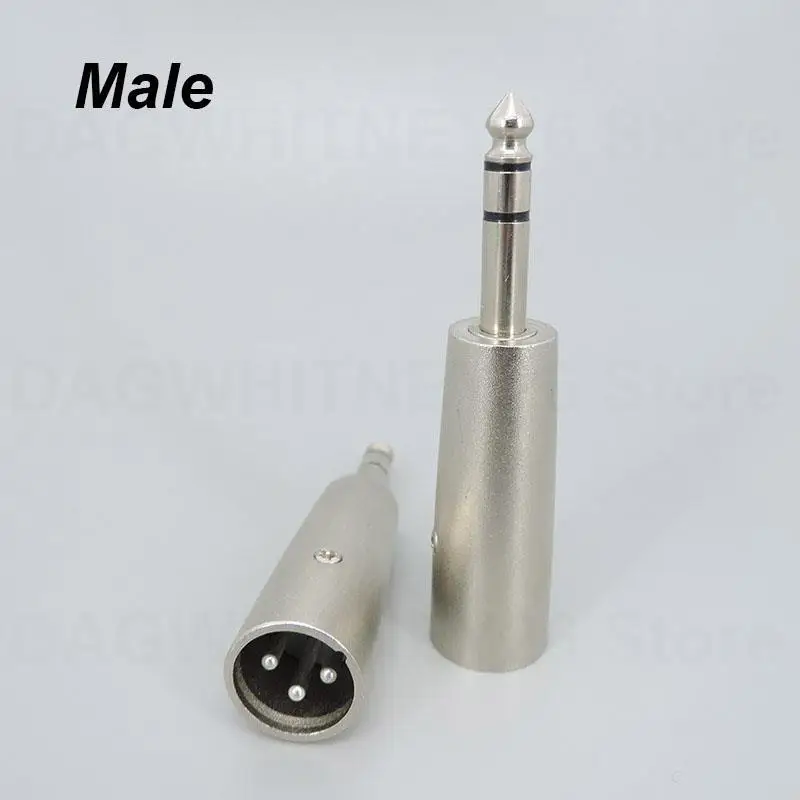 3-полюсный стерео 1/4 дюйма 6 35 мм 5 гнездо папа на 3-контактный разъем XLR мама Адаптер