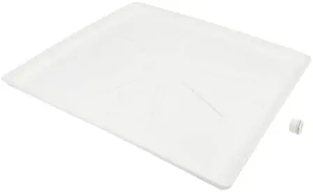 

8212526 Washer Tray, White & Affresh Washing Machine Cleaner, Cleans Front Load and Top Load Washers, Including HE, 6 Tablet