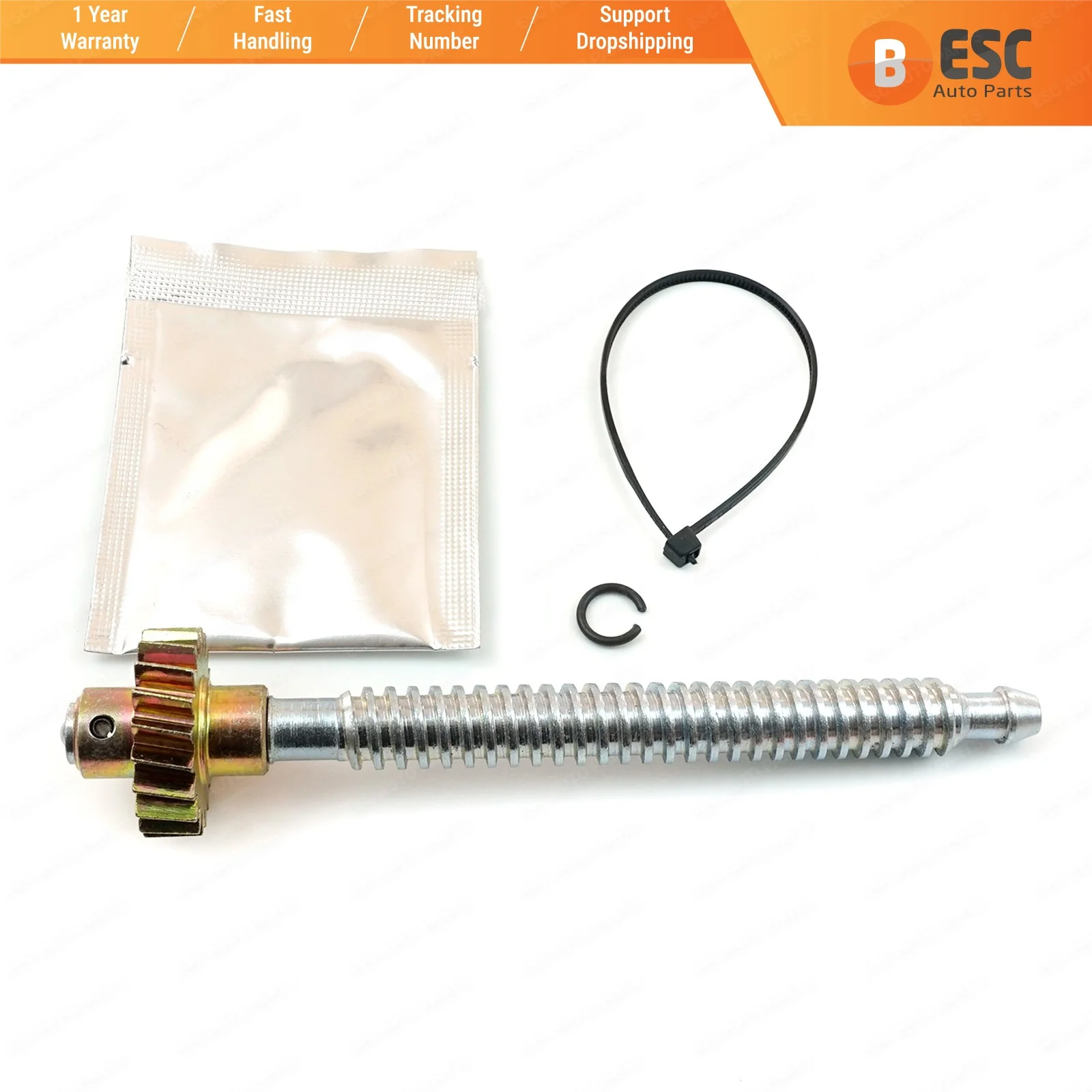 

ESC Auto Parts EGE567 Seat Height Adjuster Motor 5609510 Repair Gear 14 cm Axis for Ford Mondeo Galaxy S-Max Jaguar