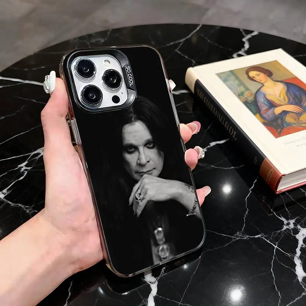 Чехол для телефона Band O-Ozzy O-Osbourne для iPhone 17, 16, 15, 14, 13, 12, 11 Plus, Pro Max, XS, цветной, серебристо-черный (art.: 3920dac80503e) - 3920dac80503e