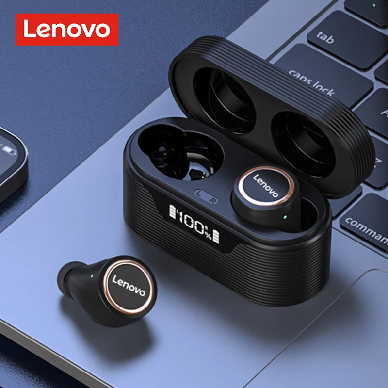 

Lenovo LP12 Waterproof Outdoors Portable Wireless Headset Type-c Bluetooth Gaming Earbuds Fast Charging Box for Office Motion
