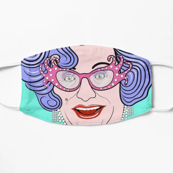 

Dame Edna Everage Flat Printing Face Mask Dustproof Reusable Cute Cotton Haze Beauty Sport Fashion Breath Protective Windproof